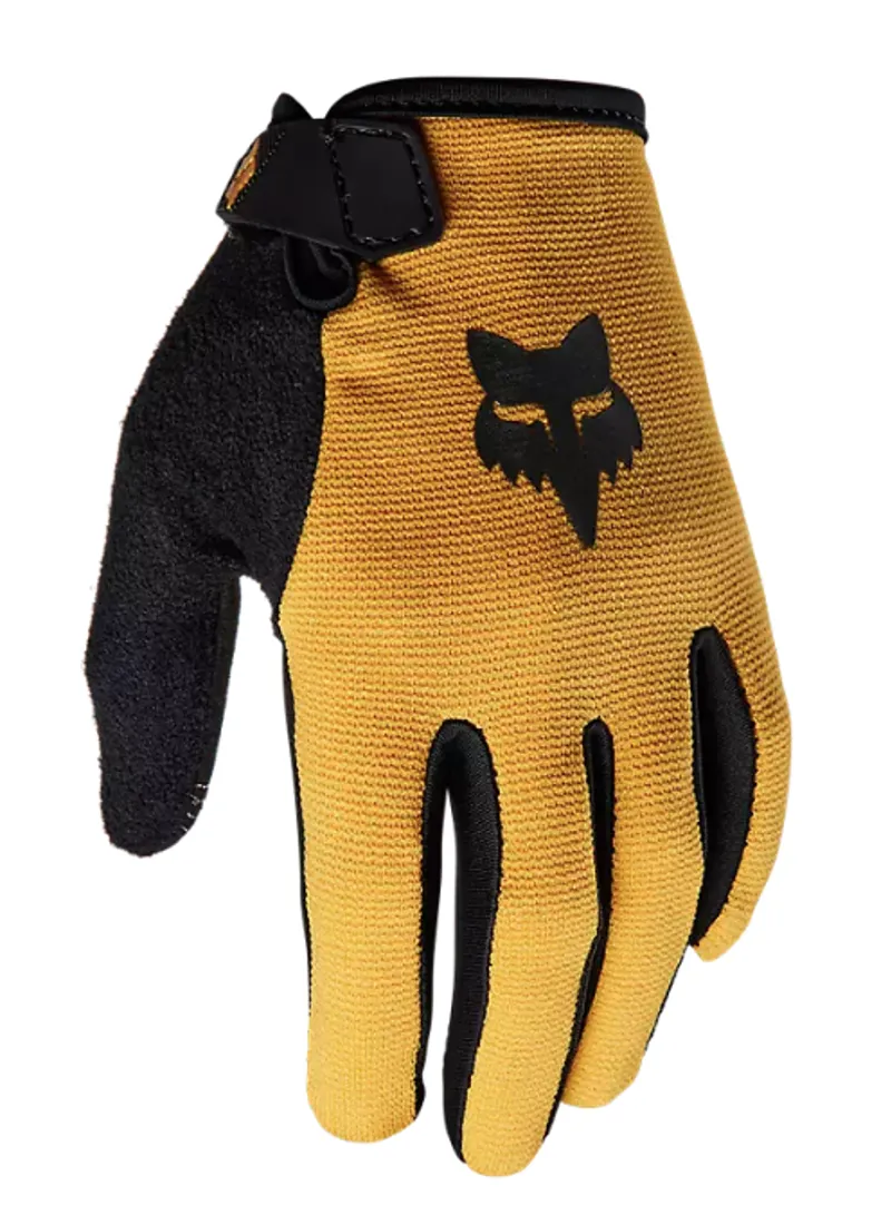 Fox Racing Youth Ranger Full Finger Gloves in Daffodil Yellow